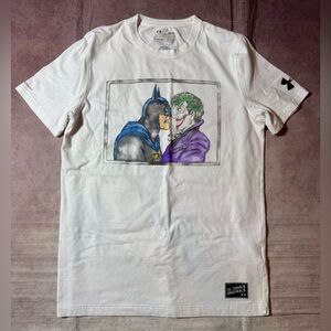 Batman Under Armour Shirt Mens Sz Small Joker DC Comics Superhero Graphic Tee